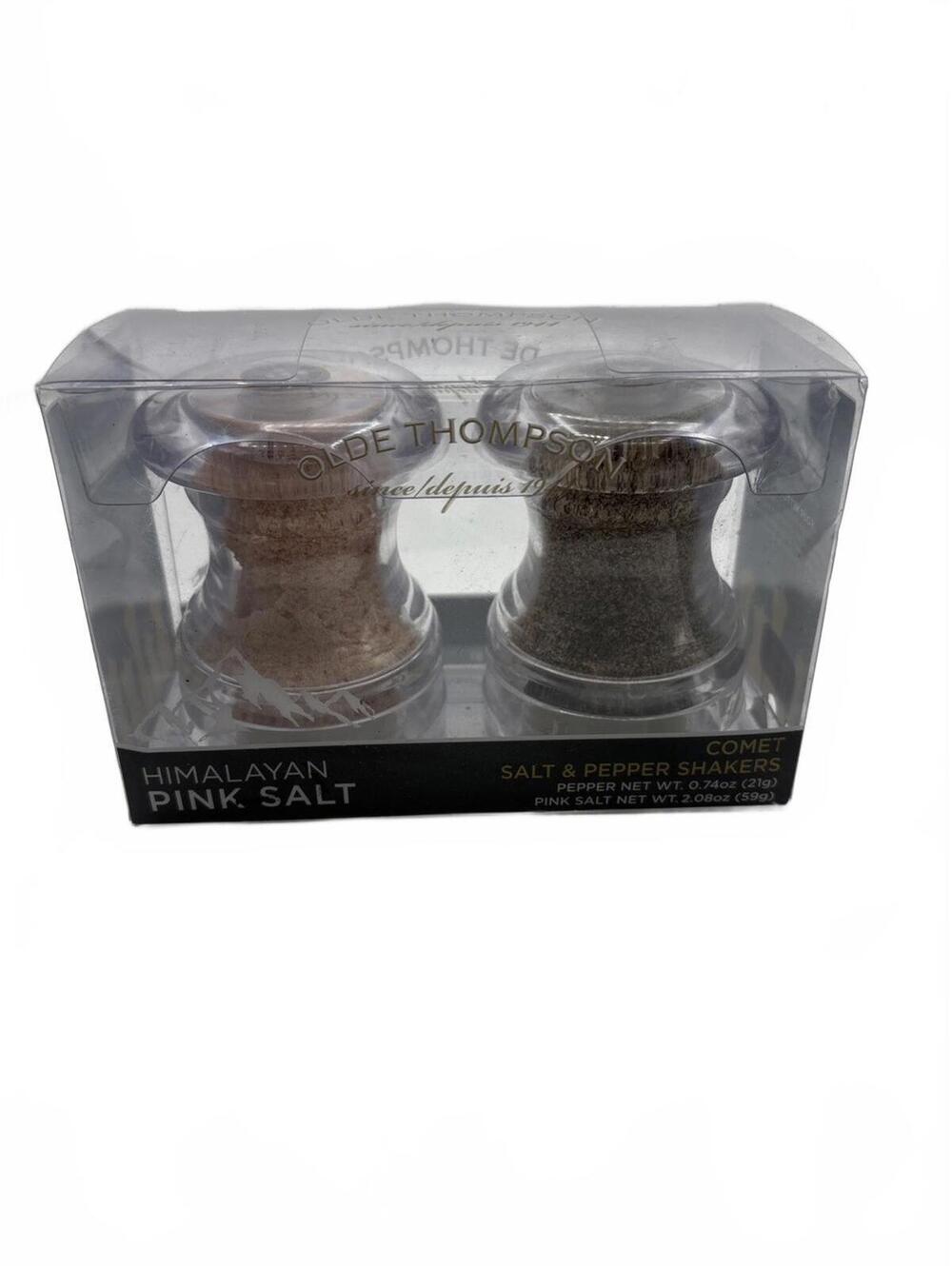 Olde Thompson Pepper Mill & Salt Shaker Set With Black Pepper & Himalayan Salt